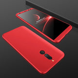 Capa de proteção GKK 360 frontal e traseira de corpo inteiro Huawei Mate 10 Lite vermelho