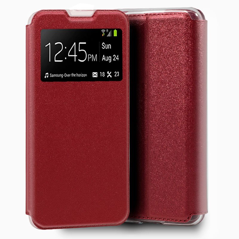 Capa Flip Xiaomi Mi Note 10 Lite Plain Red