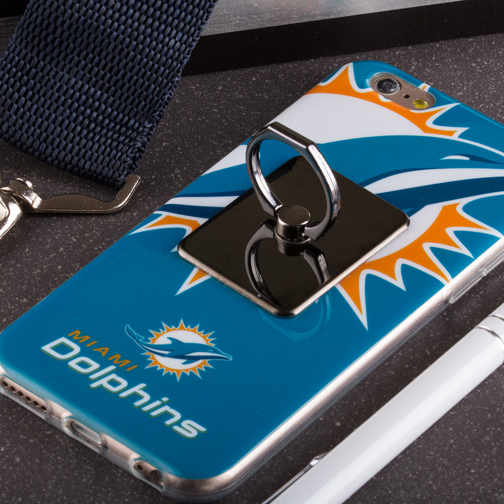 Porta-anel de metal para smartphone e tablet preto