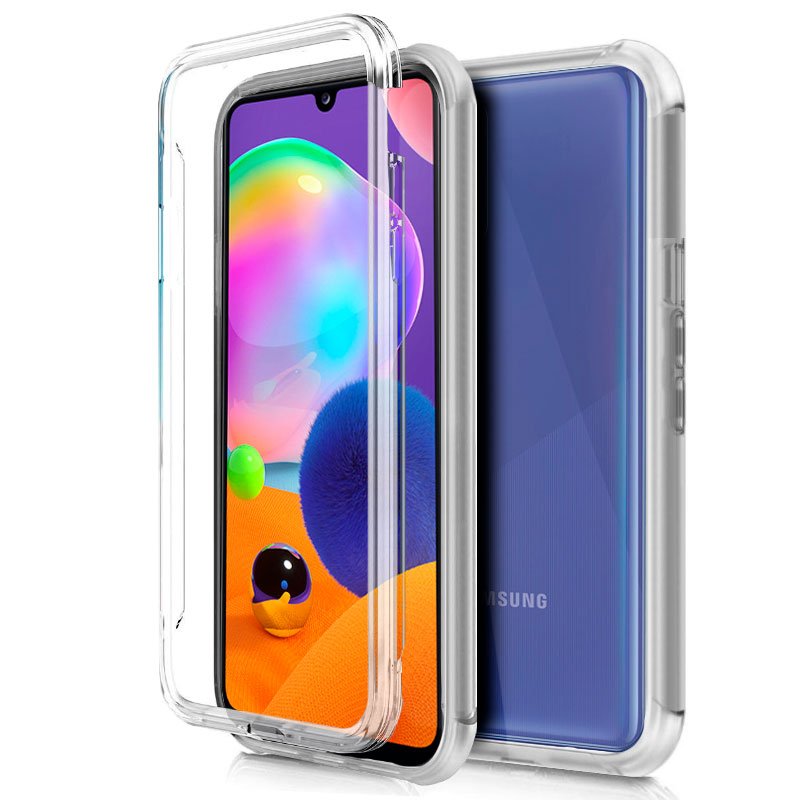 Capa silicone 3D Samsung A315 Galaxy A31 (Frente e verso transparentes)