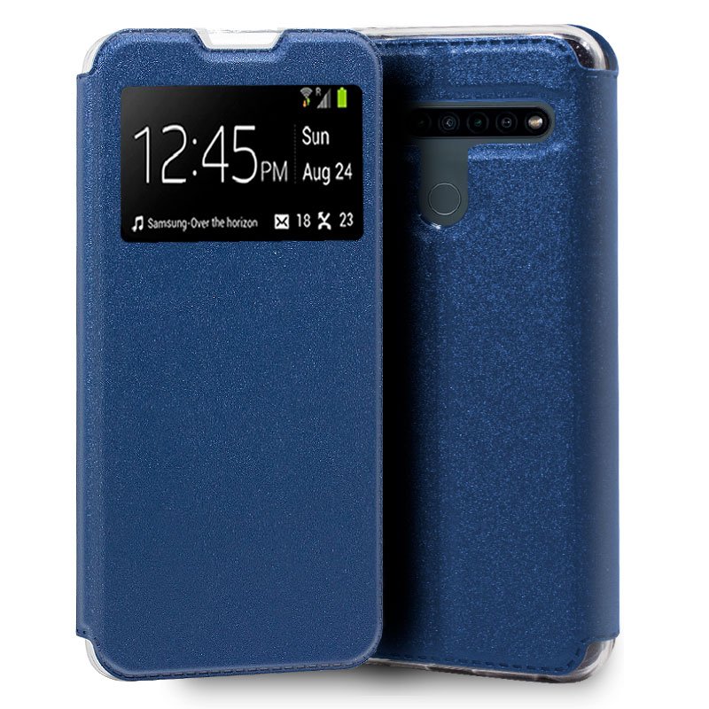 Capa Flip LG K41s / K51s Plain Blue