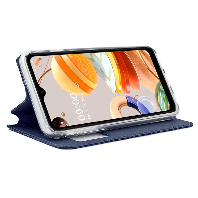 Capa Flip LG K41s / K51s Plain Blue