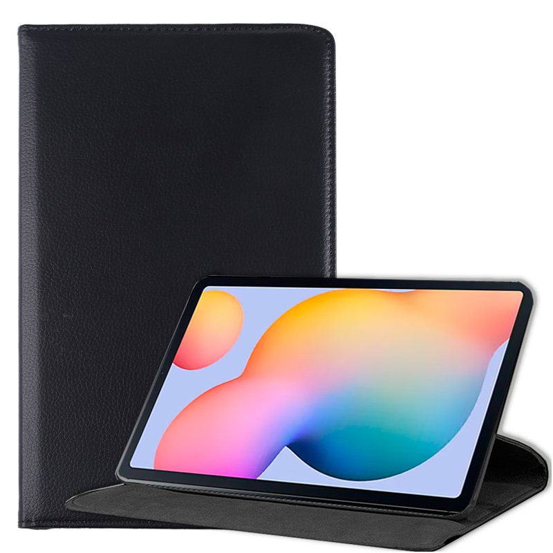 Capa em Pele para Samsung Galaxy Tab S6 Lite (P610 / P615) Preta 10,4 "