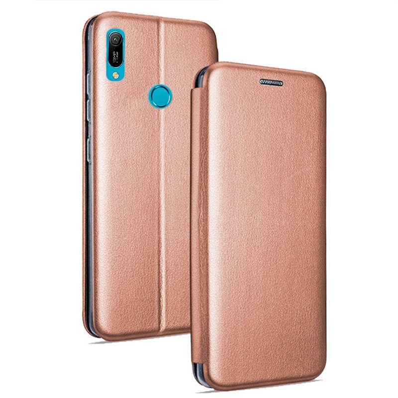 Capa Flip Huawei Y6 (2019) / Y6s / Honor 8A Elegance Rose Gold