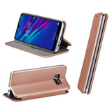 Capa Flip Huawei Y6 (2019) / Y6s / Honor 8A Elegance Rose Gold