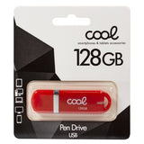 Pen Drive x USB 128 GB 2.0 COOL Cover Vermelho