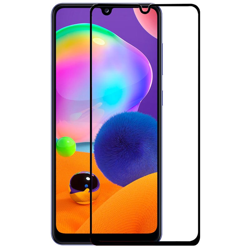 Película Vidro Temperado para Samsung A315 Galaxy A31 (3D preto completo)