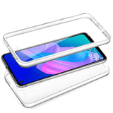 Capa silicone 3D para Huawei P40 Lite E (frente e verso transparentes)
