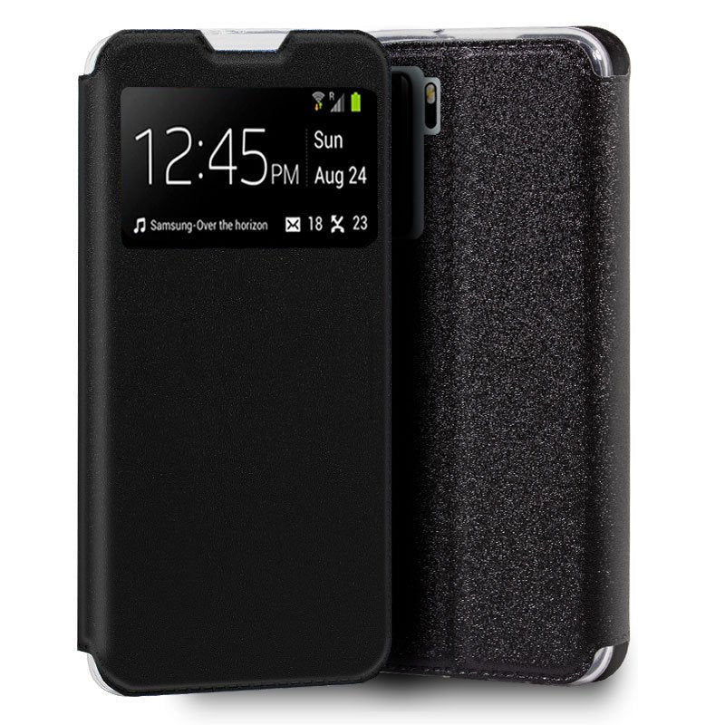 Capa Flip Huawei P40 Lite 5G Plain Black
