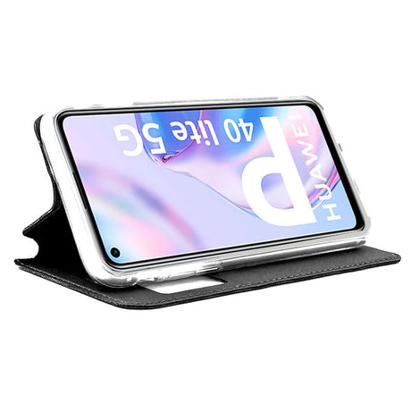 Capa Flip Huawei P40 Lite 5G Plain Black