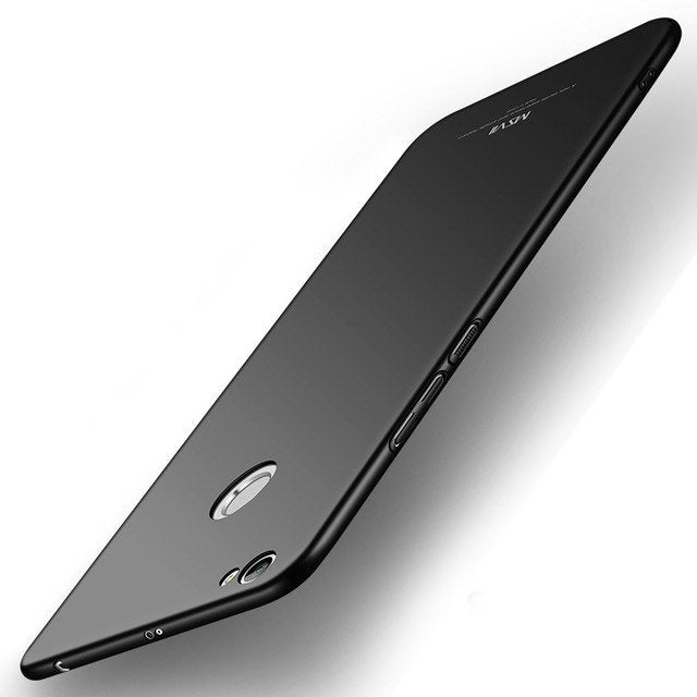 MSVII Simple Ultra-Thin Cover PC Case para Xiaomi Redmi Note 5A Prime preto