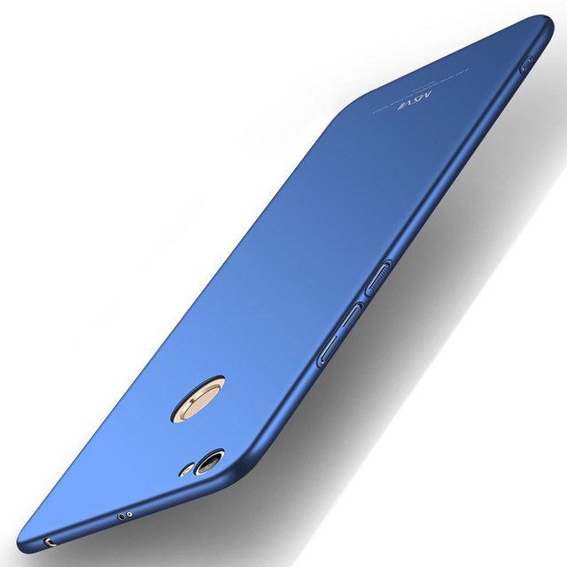 MSVII Simple Ultra-Thin Cover PC Case para Xiaomi Redmi Note 5A Prime blue