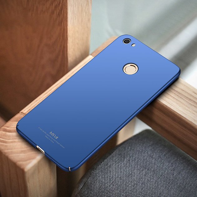MSVII Simple Ultra-Thin Cover PC Case para Xiaomi Redmi Note 5A Prime blue