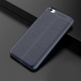 Capa flexível de TPU padrão Litchi para Xiaomi Redmi 5A azul