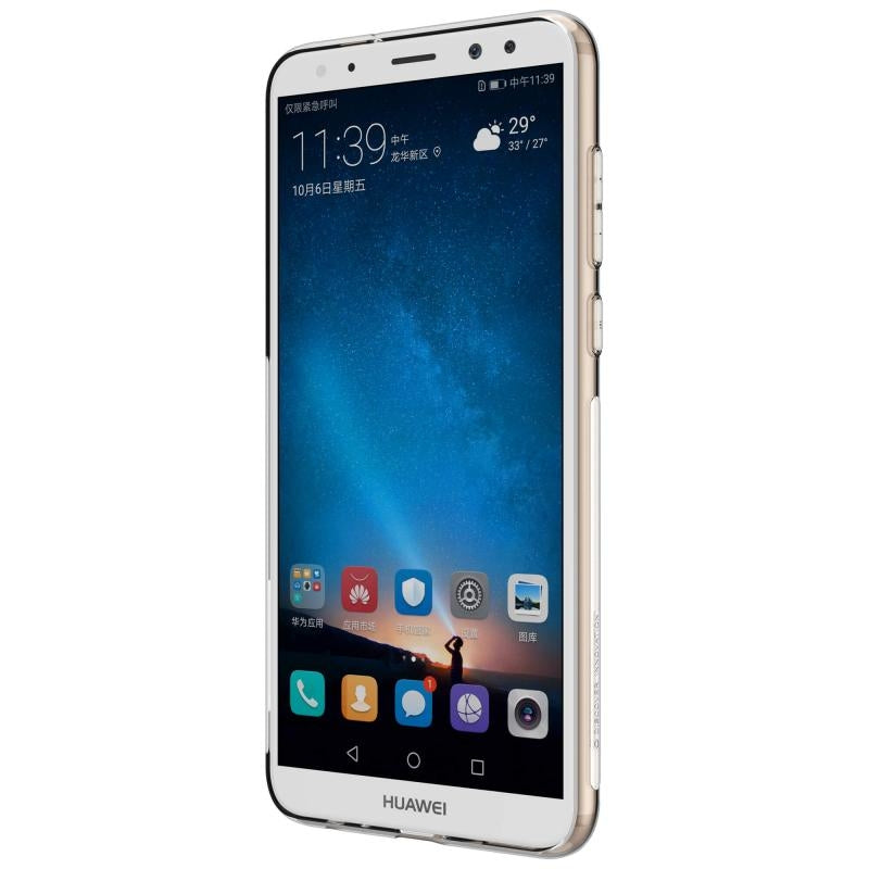 Capa Nillkin Nature TPU Gel Ultra Slim para Huawei Mate 10 Lite transparente