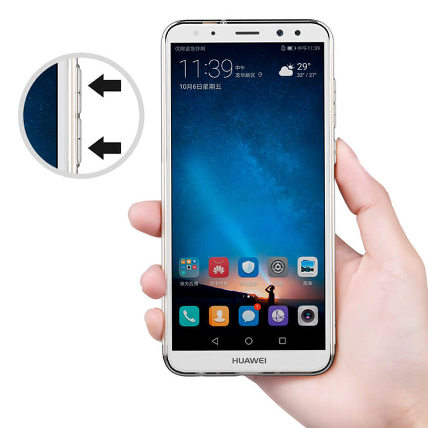 Capa Nillkin Nature TPU Gel Ultra Slim para Huawei Mate 10 Lite transparente