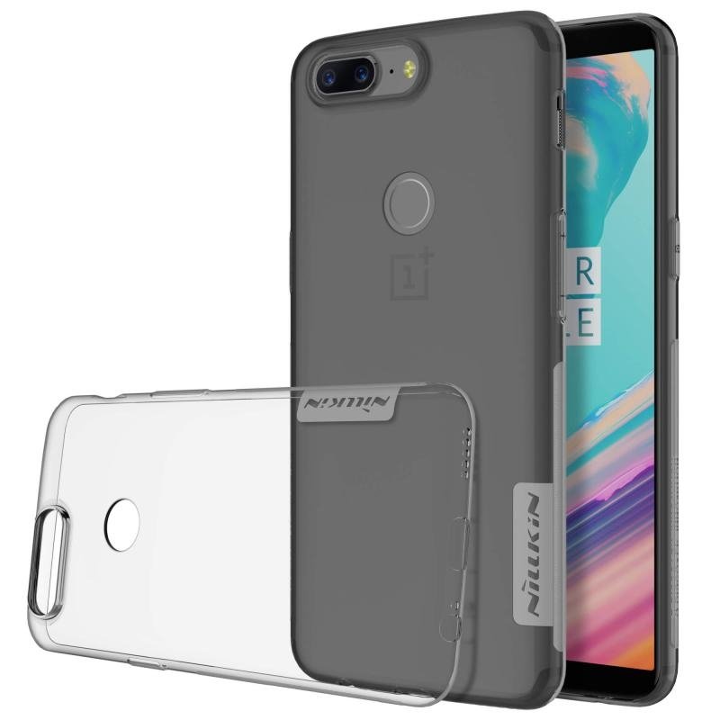 Capa Nillkin Nature TPU Gel Ultra Slim para OnePlus 5T cinza