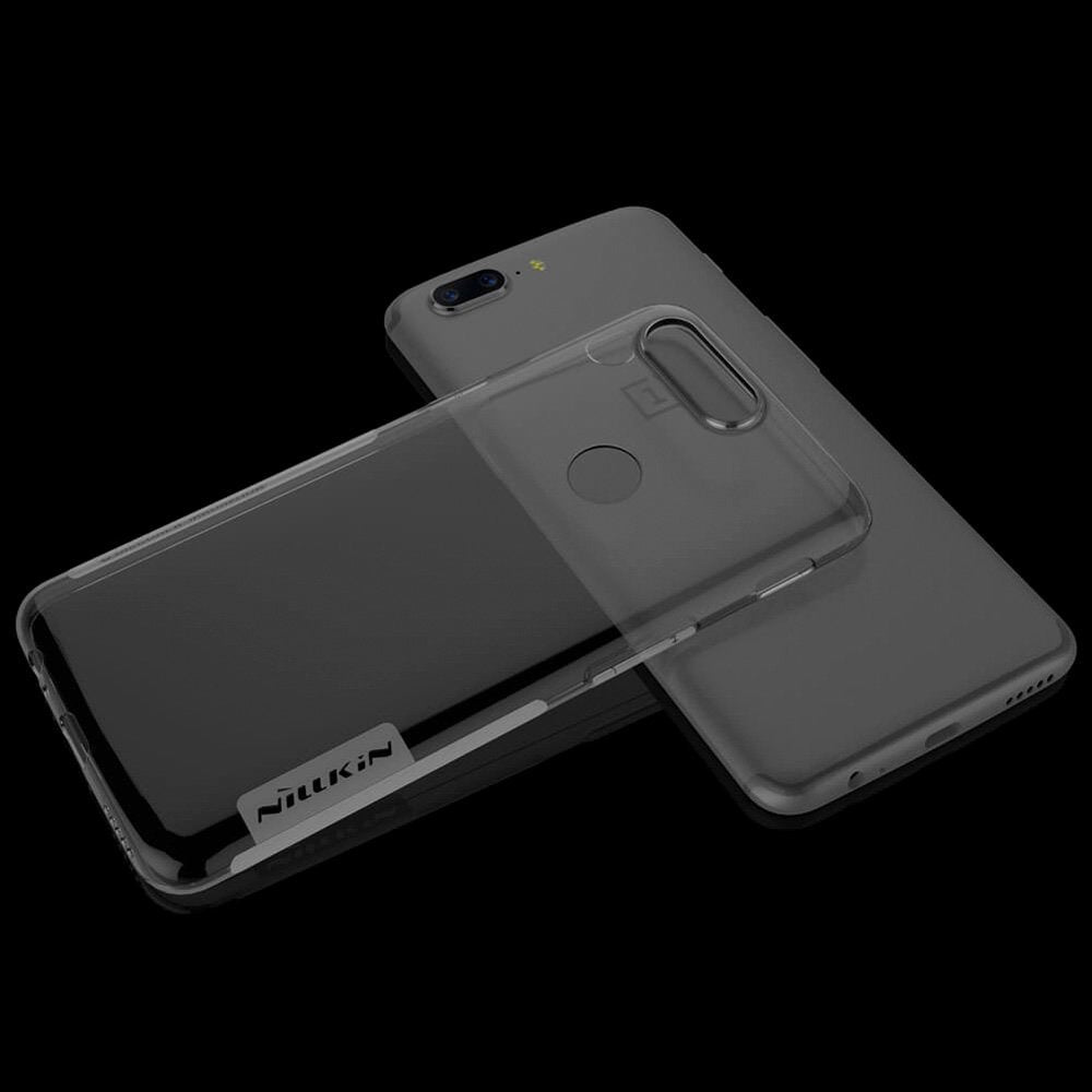 Capa Nillkin Nature TPU Gel Ultra Slim para OnePlus 5T cinza