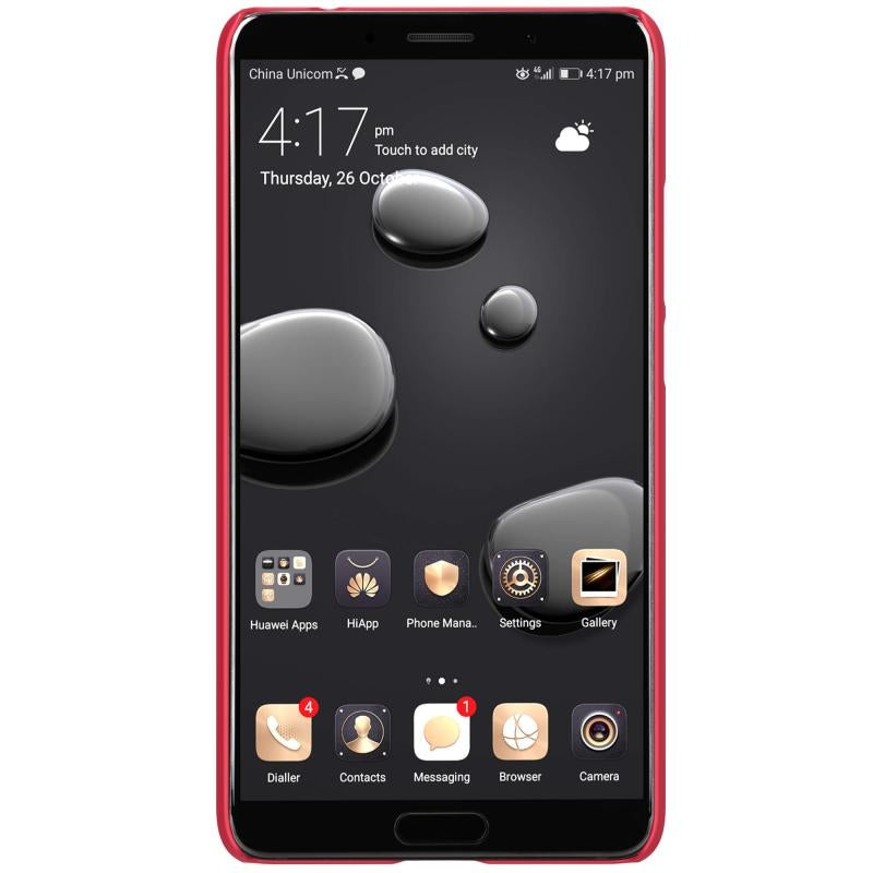 Capa Nillkin Super Frosted Shield com protetor de tela para Huawei Mate 10 vermelho