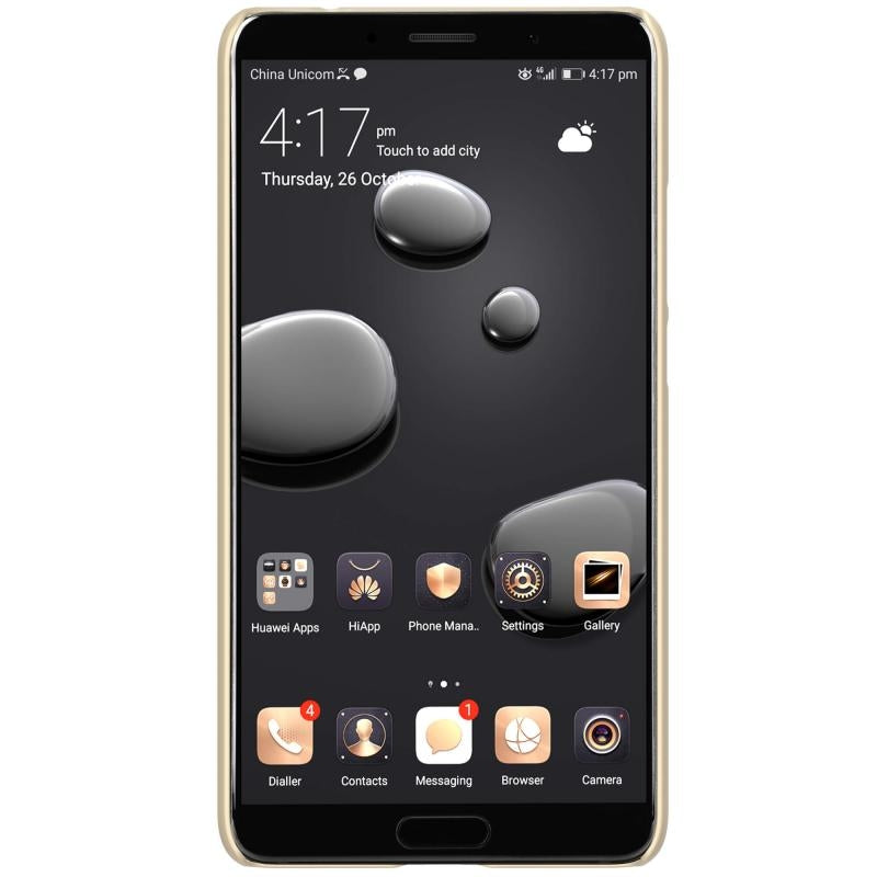 Capa Nillkin Super Frosted Shield com protetor de tela para Huawei Mate 10 dourado