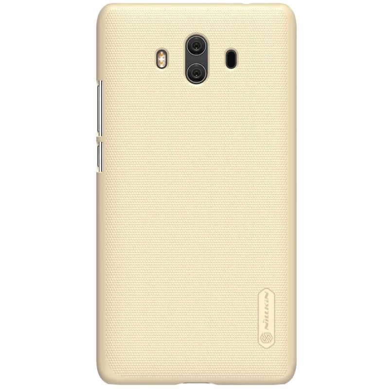 Capa Nillkin Super Frosted Shield com protetor de tela para Huawei Mate 10 dourado