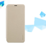 Capa de couro Nillkin Sparkle com capa flip book para Huawei Honor 9 Lite dourado