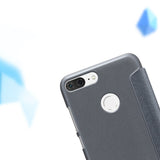 Capa de couro Nillkin Sparkle com capa flip book para Huawei Honor 9 Lite dourado