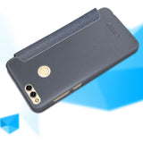 Capa de couro Nillkin Sparkle com capa flip book para Huawei Honor 7X dourado