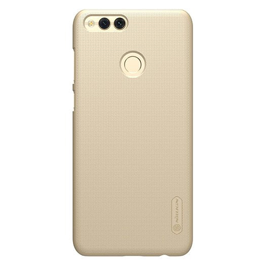 Capa Nillkin Super Frosted Shield com protetor de tela para Huawei Honor 7X dourado