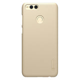 Capa Nillkin Super Frosted Shield com protetor de tela para Huawei Honor 7X dourado