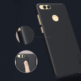 Capa Nillkin Super Frosted Shield com protetor de tela para Huawei Honor 7X dourado