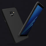 Capa Nillkin Super Frosted Shield com protetor de tela para Samsung Galaxy A8 2018 A530 branca