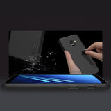 Capa Nillkin Super Frosted Shield com protetor de tela para Samsung Galaxy A8 2018 A530 branca