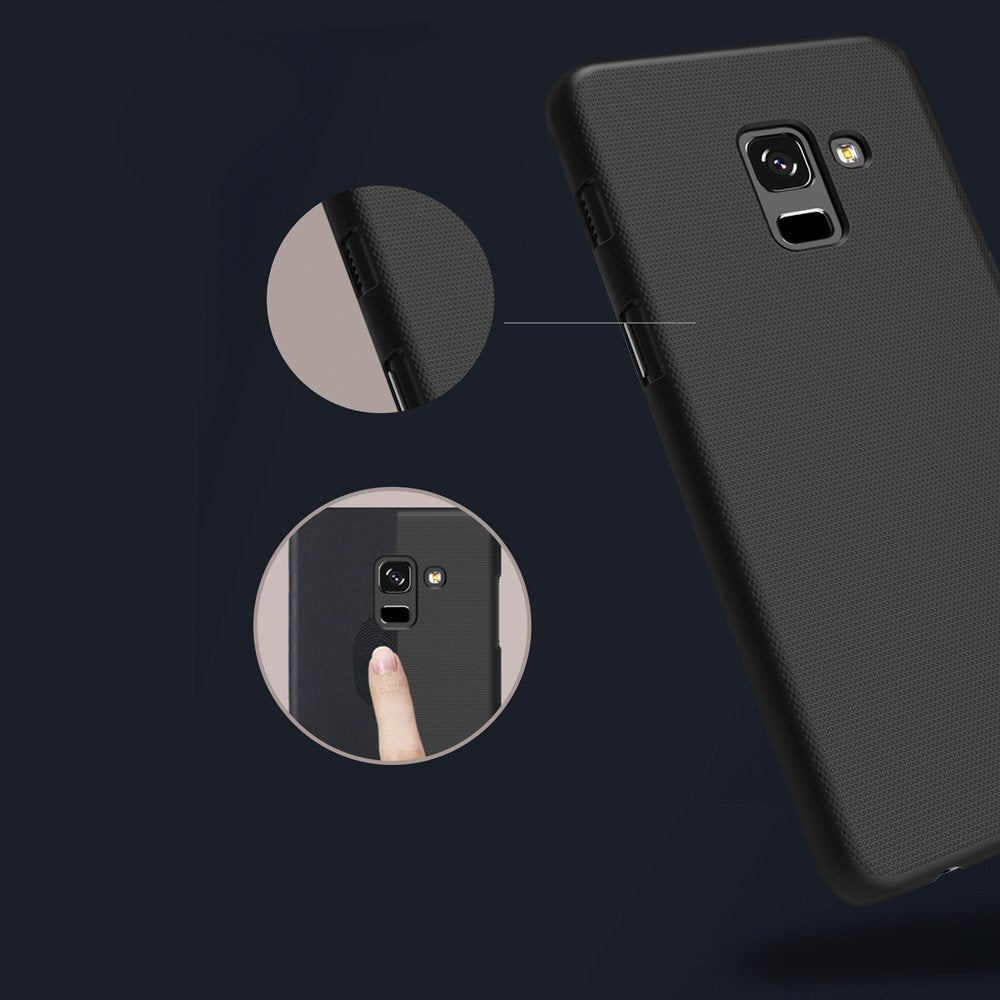 Capa Nillkin Super Frosted Shield com protetor de tela para Samsung Galaxy A8 2018 A530 branca