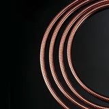 Cabo Remax Silver Serpent RC-080a USB  -  USB Tipo-C com trança metálica durável 2.1A 1M rosa