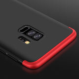 Capa de proteção GKK 360 frontal e traseira capa completa para Samsung Galaxy S9 Plus G965 azul