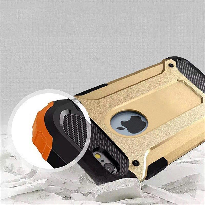 Capa Hybrid Armor Capa resistente e resistente para Samsung Galaxy J2 Pro J210 prata