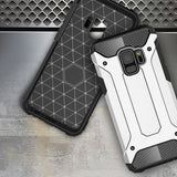Capa Hybrid Armor Capa resistente e resistente para Samsung Galaxy S9 G960 preta