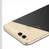 MSVII Simple Ultra-Thin Cover PC Case para Huawei Honor 7X preto