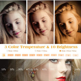 Anel de LED 10" com Tripé Extensível 1,5m Comando Bluetooth - Ring light