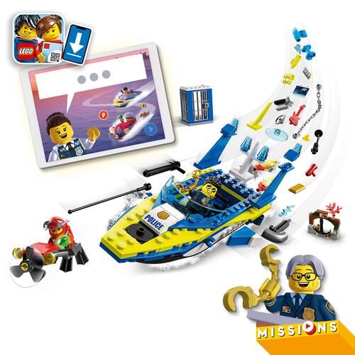 LEGO City Missions 60355 Missões de Investigação da Polícia Marítima