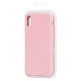 Capa de silicone com capa de borracha flexível macia para iPhone 8 Plus  -  7 Plus rosa