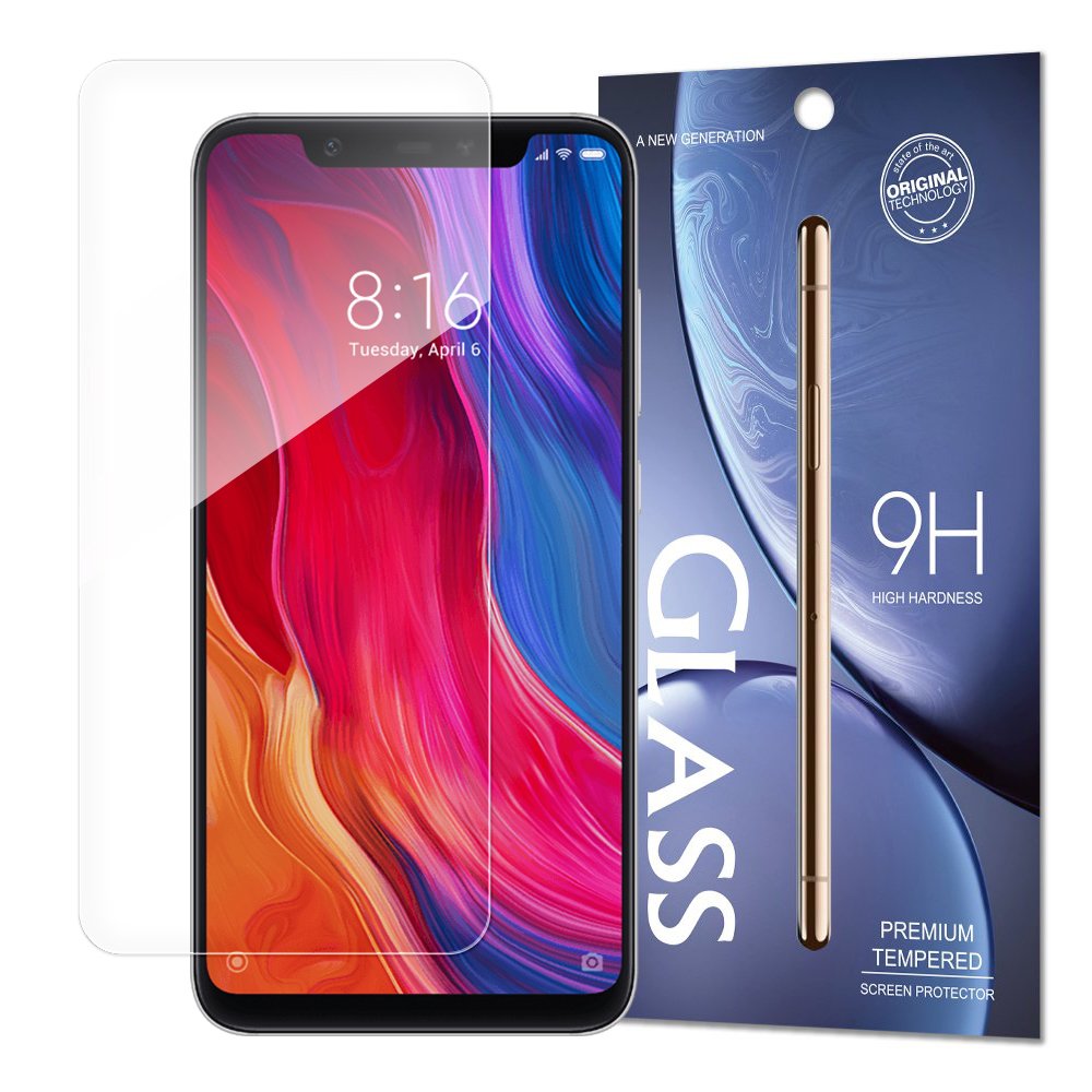 Protetor de tela de vidro temperado 9H para Xiaomi Mi 8