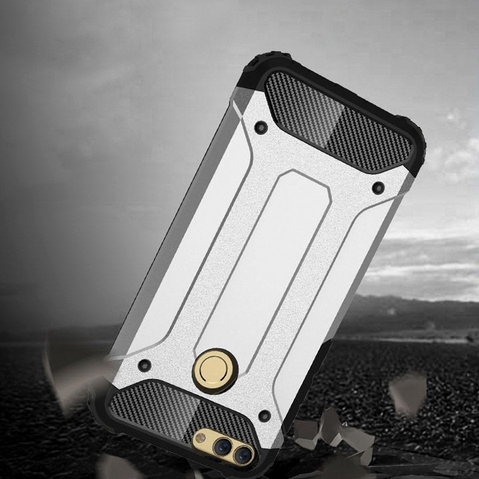 Capa de armadura híbrida resistente e resistente para Xiaomi Redmi Note 5 (câmera dupla)  -  Redmi Note 5 Pro dourado