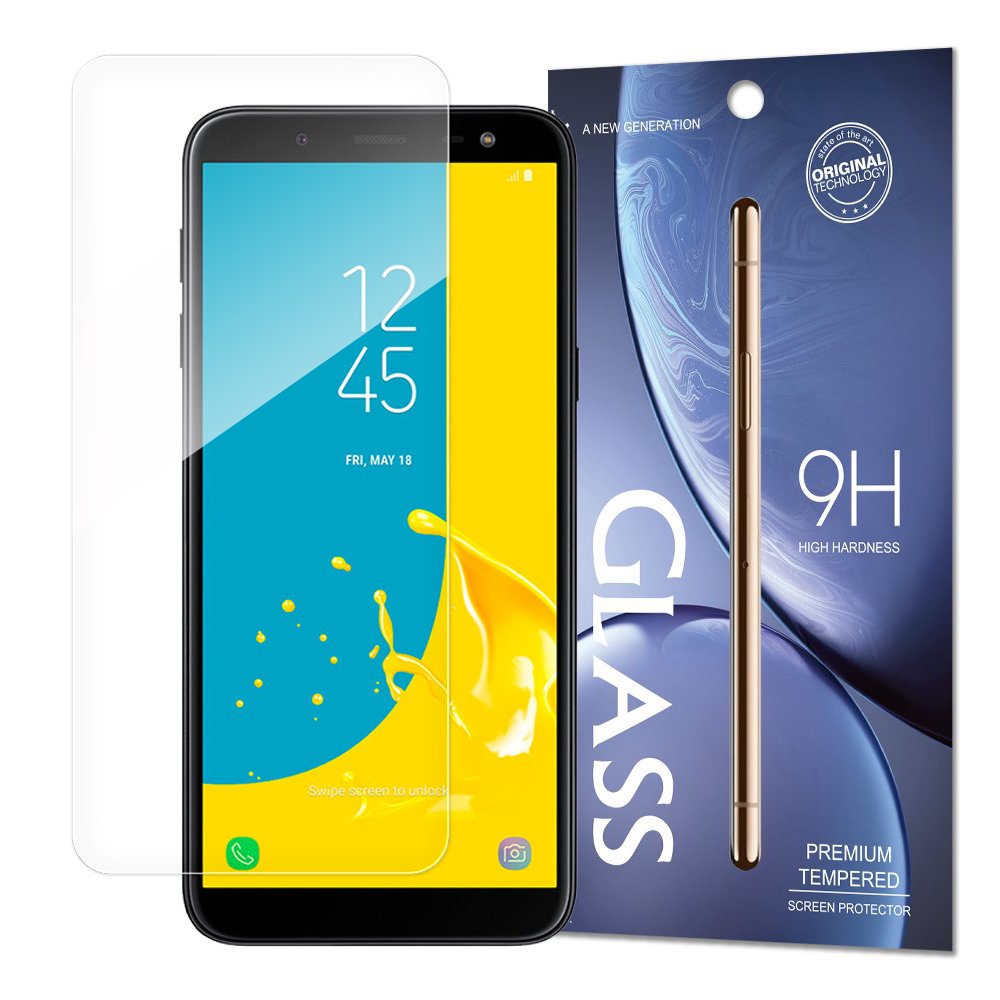 Protetor de tela de vidro temperado 9H para Samsung Galaxy J6 2018