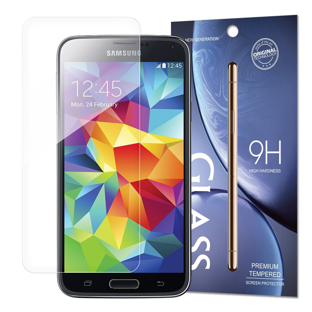 Protetor de tela de vidro temperado 9H para Samsung Galaxy S5