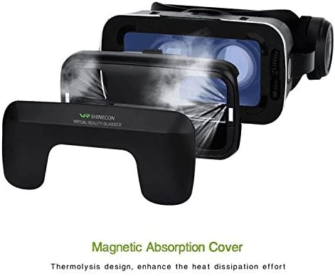 Óculos de Realidade Virtual VR 3D com Auscultadores