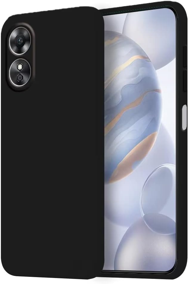 Capa Gel Silicone Preto para Oppo A17