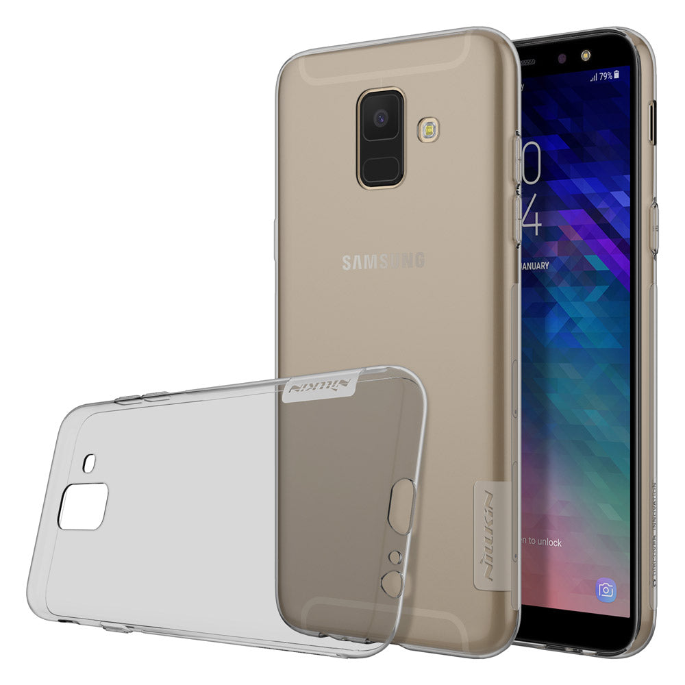 Capa Nillkin Nature TPU Gel Ultra Slim para Samsung Galaxy A6 2018 A600 cinza