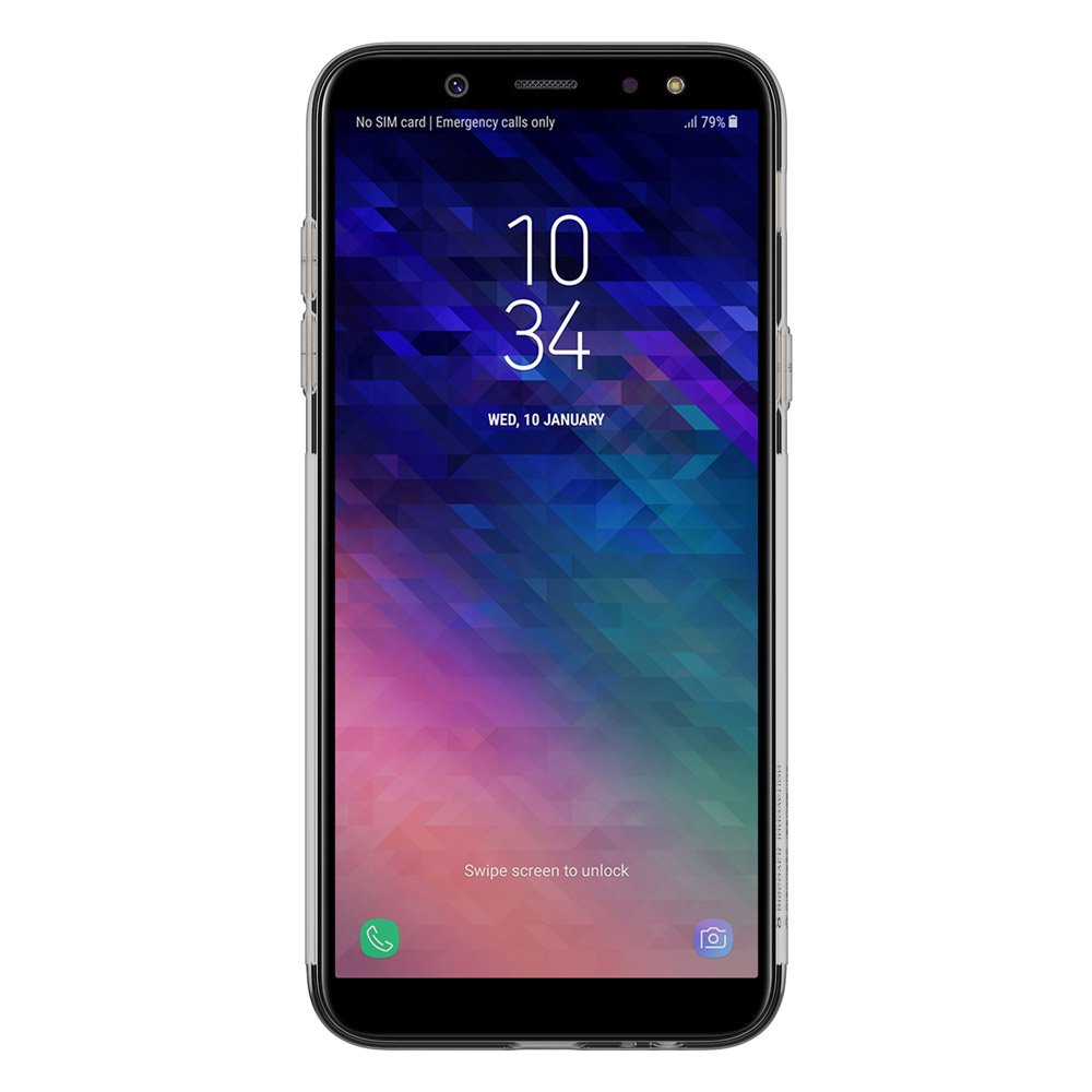 Capa Nillkin Nature TPU Gel Ultra Slim para Samsung Galaxy A6 Plus 2018 A605 cinza